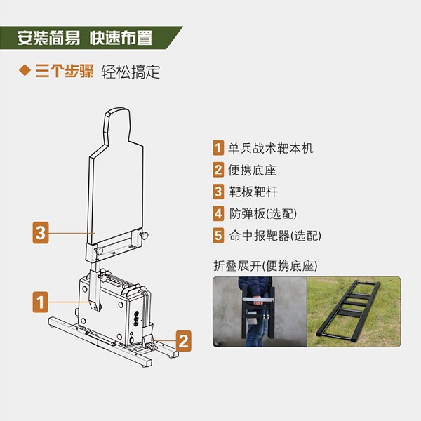 便携式单兵靶设备